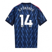 Arsenal Viktor Gyokeres #14 Replika Bortedrakt 2025-26 Kortermet