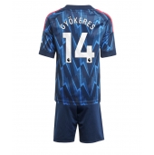 Arsenal Viktor Gyokeres #14 Replika Bortedrakt Barn 2025-26 Kortermet (+ bukser)