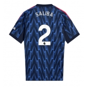 Arsenal William Saliba #2 Replika Bortedrakt 2025-26 Kortermet