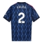 Arsenal William Saliba #2 Replika Bortedrakt 2025-26 Kortermet