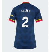 Arsenal William Saliba #2 Replika Bortedrakt Dame 2026-27 Kortermet
