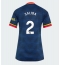Arsenal William Saliba #2 Replika Bortedrakt Dame 2026-27 Kortermet