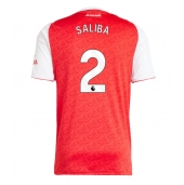 Arsenal William Saliba #2 Replika Hjemmedrakt 2025-26 Kortermet