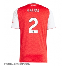 Arsenal William Saliba #2 Replika Hjemmedrakt 2025-26 Kortermet