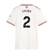 Arsenal William Saliba #2 Replika Tredjedrakt Dame 2025-26 Kortermet