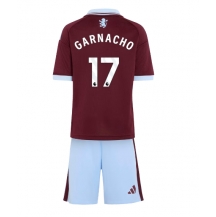Aston Villa Alejandro Garnacho #17 Replika Hjemmedrakt Barn 2026-27 Kortermet (+ bukser)