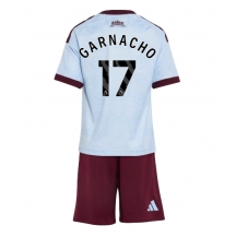 Aston Villa Alejandro Garnacho #17 Replika Tredjedrakt Barn 2026-27 Kortermet (+ bukser)
