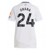 Aston Villa Amadou Onana #24 Replika Bortedrakt Dame 2024-25 Kortermet