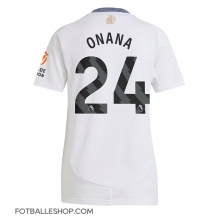 Aston Villa Amadou Onana #24 Replika Bortedrakt Dame 2024-25 Kortermet