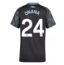 Aston Villa Amadou Onana #24 Replika Bortedrakt Dame 2025-26 Kortermet