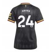 Aston Villa Amadou Onana #24 Replika Bortedrakt Dame 2026-27 Kortermet