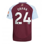 Aston Villa Amadou Onana #24 Replika Hjemmedrakt 2024-25 Kortermet