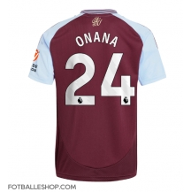 Aston Villa Amadou Onana #24 Replika Hjemmedrakt 2024-25 Kortermet