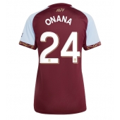 Aston Villa Amadou Onana #24 Replika Hjemmedrakt Dame 2025-26 Kortermet