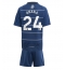 Aston Villa Amadou Onana #24 Replika Tredjedrakt Barn 2024-25 Kortermet (+ bukser)