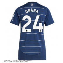 Aston Villa Amadou Onana #24 Replika Tredjedrakt Dame 2024-25 Kortermet