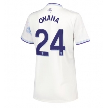 Aston Villa Amadou Onana #24 Replika Tredjedrakt Dame 2025-26 Kortermet