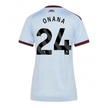 Aston Villa Amadou Onana #24 Replika Tredjedrakt Dame 2026-27 Kortermet