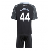 Aston Villa Boubacar Kamara #44 Replika Bortedrakt Barn 2025-26 Kortermet (+ bukser)
