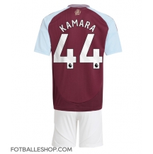 Aston Villa Boubacar Kamara #44 Replika Hjemmedrakt Barn 2024-25 Kortermet (+ bukser)