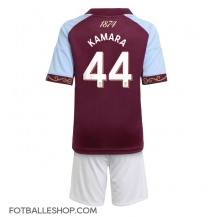 Aston Villa Boubacar Kamara #44 Replika Hjemmedrakt Barn 2025-26 Kortermet (+ bukser)