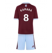 Aston Villa Boubacar Kamara #8 Replika Hjemmedrakt Barn 2026-27 Kortermet (+ bukser)
