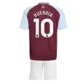 Aston Villa Emiliano Buendia #10 Replika Hjemmedrakt Barn 2024-25 Kortermet (+ bukser)