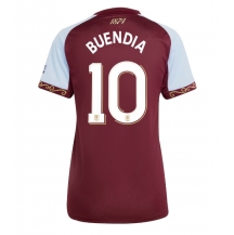 Aston Villa Emiliano Buendia #10 Replika Hjemmedrakt Dame 2025-26 Kortermet