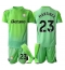 Aston Villa Emiliano Martinez #23 Keeper Replika Bortedrakt Barn 2025-26 Kortermet (+ bukser)