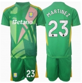 Aston Villa Emiliano Martinez #23 Keeper Replika Hjemmedrakt Barn 2024-25 Kortermet (+ bukser)