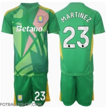 Aston Villa Emiliano Martinez #23 Keeper Replika Hjemmedrakt Barn 2024-25 Kortermet (+ bukser)