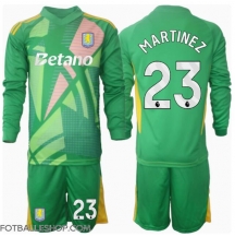 Aston Villa Emiliano Martinez #23 Keeper Replika Hjemmedrakt Barn 2024-25 Langermet (+ bukser)