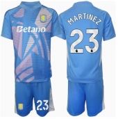 Aston Villa Emiliano Martinez #23 Keeper Replika Tredjedrakt Barn 2024-25 Kortermet (+ bukser)