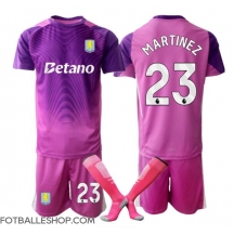 Aston Villa Emiliano Martinez #23 Keeper Replika Tredjedrakt Barn 2025-26 Kortermet (+ bukser)