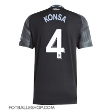 Aston Villa Ezri Konsa #4 Replika Bortedrakt 2025-26 Kortermet