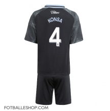 Aston Villa Ezri Konsa #4 Replika Bortedrakt Barn 2025-26 Kortermet (+ bukser)