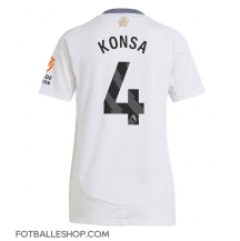 Aston Villa Ezri Konsa #4 Replika Bortedrakt Dame 2024-25 Kortermet