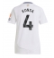 Aston Villa Ezri Konsa #4 Replika Bortedrakt Dame 2024-25 Kortermet