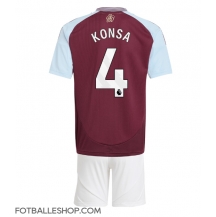 Aston Villa Ezri Konsa #4 Replika Hjemmedrakt Barn 2024-25 Kortermet (+ bukser)