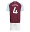 Aston Villa Ezri Konsa #4 Replika Hjemmedrakt Barn 2024-25 Kortermet (+ bukser)