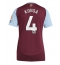 Aston Villa Ezri Konsa #4 Replika Hjemmedrakt Dame 2024-25 Kortermet