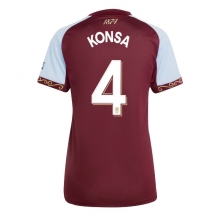 Aston Villa Ezri Konsa #4 Replika Hjemmedrakt Dame 2025-26 Kortermet