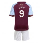 Aston Villa Harvey Elliott #9 Replika Hjemmedrakt Barn 2025-26 Kortermet (+ bukser)