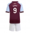 Aston Villa Harvey Elliott #9 Replika Hjemmedrakt Barn 2025-26 Kortermet (+ bukser)
