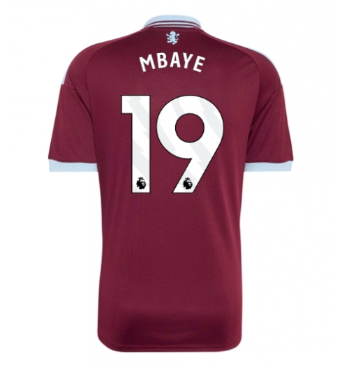 Aston Villa Ibrahim Mbaye #19 Replika Hjemmedrakt 2026-27 Kortermet Aston Villa Ibrahim Mbaye #19 Replika Hjemmedrakt 2026-27 Kortermet