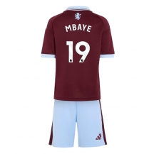 Aston Villa Ibrahim Mbaye #19 Replika Hjemmedrakt Barn 2026-27 Kortermet (+ bukser)