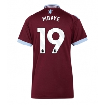 Aston Villa Ibrahim Mbaye #19 Replika Hjemmedrakt Dame 2026-27 Kortermet