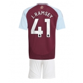 Aston Villa Jacob Ramsey #41 Replika Hjemmedrakt Barn 2024-25 Kortermet (+ bukser)