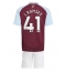 Aston Villa Jacob Ramsey #41 Replika Hjemmedrakt Barn 2024-25 Kortermet (+ bukser)