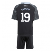 Aston Villa Jadon Sancho #19 Replika Bortedrakt Barn 2025-26 Kortermet (+ bukser)